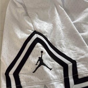 Jordan White Mesh Shorts
